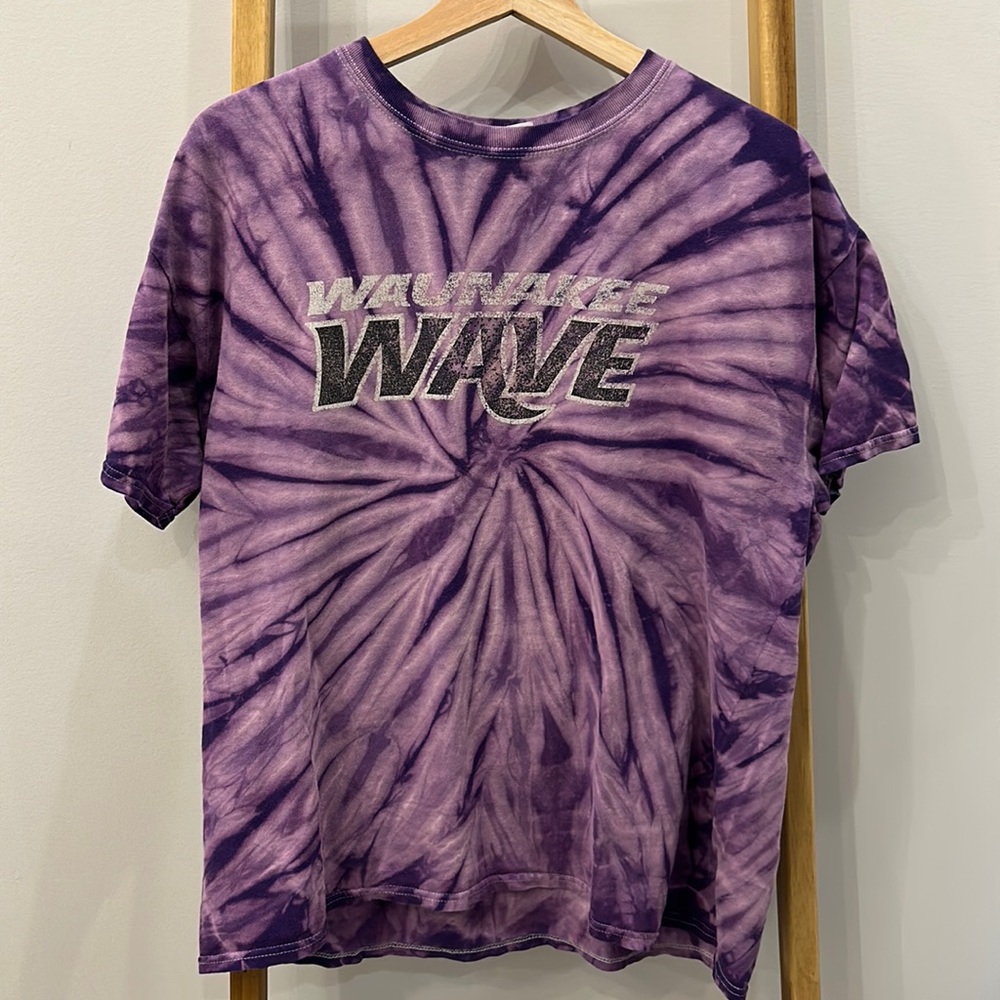 Vintage Tie Dye Waunakee Wave T Shirt